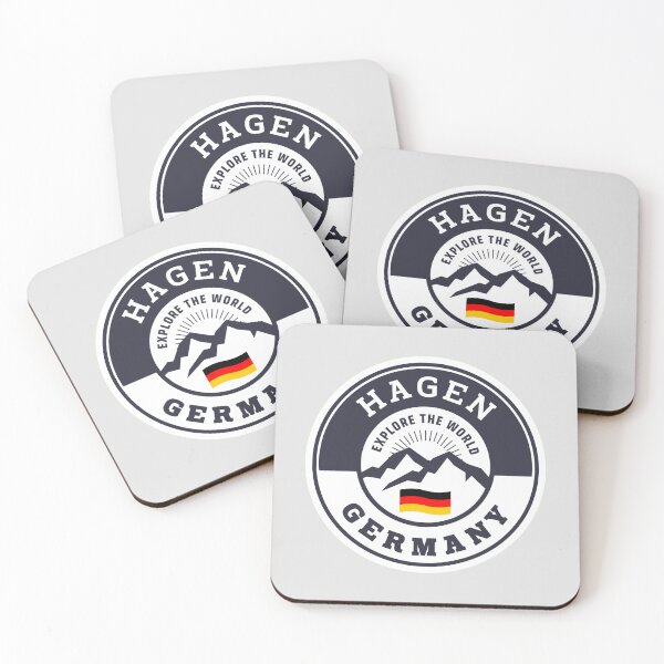 Item preview, Hagen Germany Black and White Crest designed and sold by World Designs.