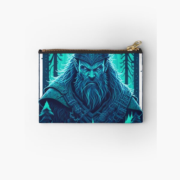 Item preview, Neon Green Forest Viking designed and sold by TondoMeander.