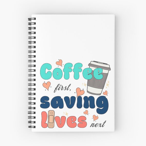 Item preview, Coffee first, saving lives next designed and sold by VariousGoodies.
