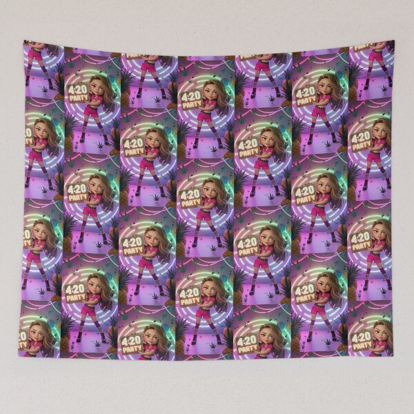 Item preview, 420 Party With Hot Pink Blonde Girl designed and sold by JLEmporium.