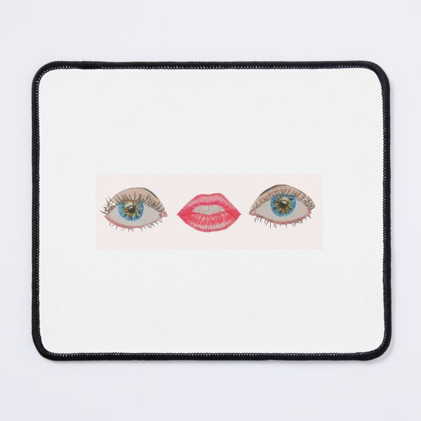 Item preview, Funny eyes and lips drawing designed and sold by NerdyArtist28.