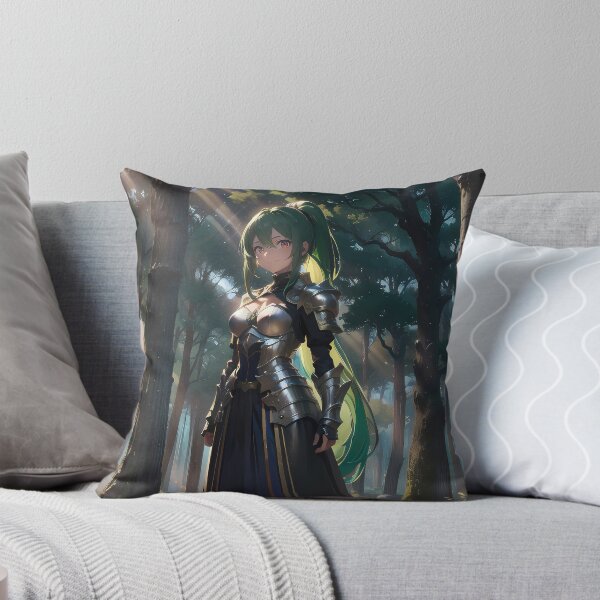 Item preview, New Anime knight warrior girl in forest art designed and sold by TheArtistOf2022.