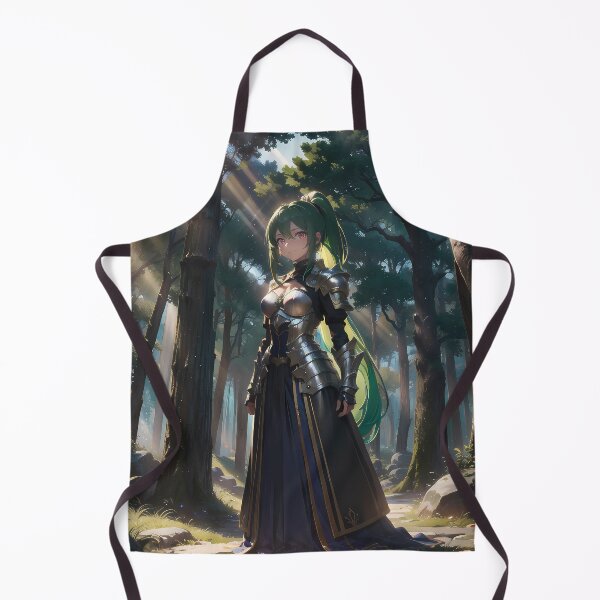 Item preview, New Anime knight warrior girl in forest art designed and sold by TheArtistOf2022.