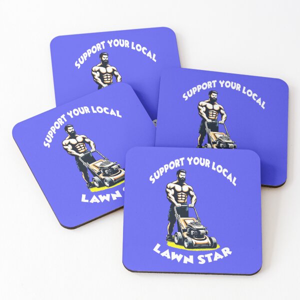 Item preview, Support Your Local Lawn Star 9 designed and sold by DigitalandPhoto.