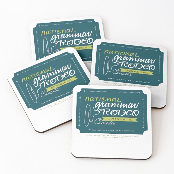 Item preview, National Grammar Rodeo, Sheraton Hotel, Canada designed and sold by SaxonBlueInk.