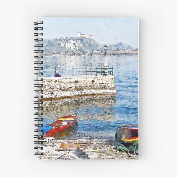 Item preview, Arona: boats on the shoreline designed and sold by Giuseppe Cocco.