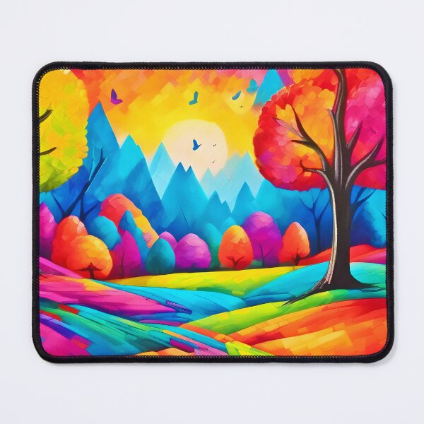 Item preview, Colorful Landscape in Dreamlike Art Style designed and sold by Health And Fitness Posts e-Store.