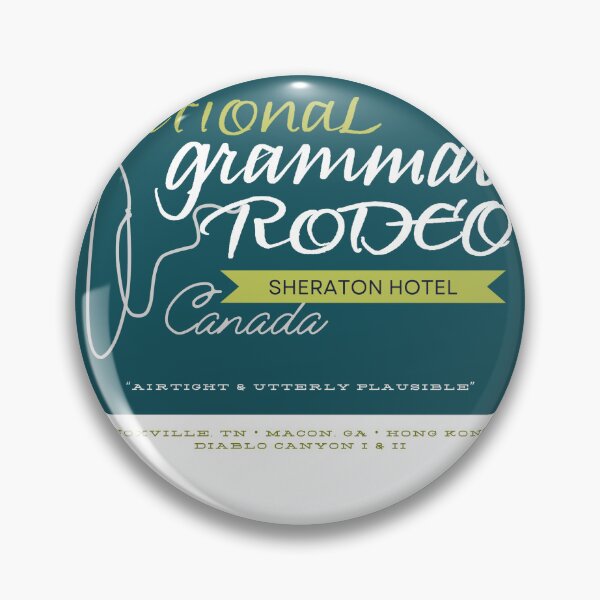 Item preview, National Grammar Rodeo, Sheraton Hotel, Canada designed and sold by SaxonBlueInk.