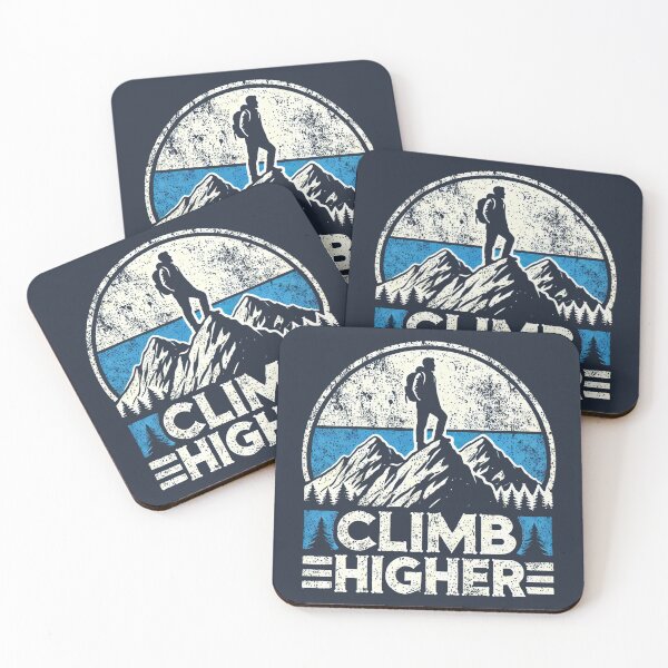 Item preview, Climb Higher Motivational Hiking and Mountain Adventure designed and sold by Printend _.