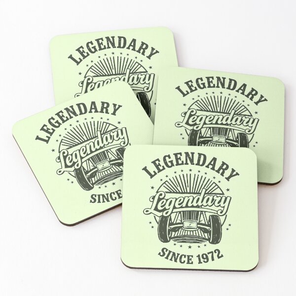 Item preview, Legendary Since 1972 Cool Birthday Quote designed and sold by TheArtOfPat.