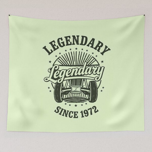 Item preview, Legendary Since 1972 Cool Birthday Quote designed and sold by TheArtOfPat.