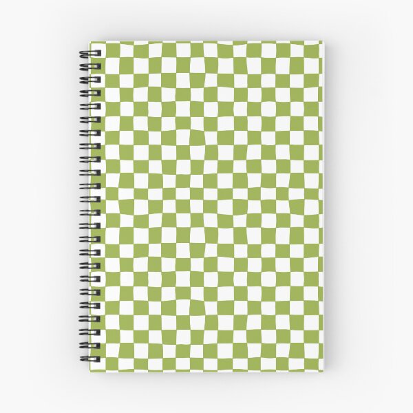 Item preview, Cute Modern Wavy Checkered Green and White designed and sold by RebeccaHDesign.