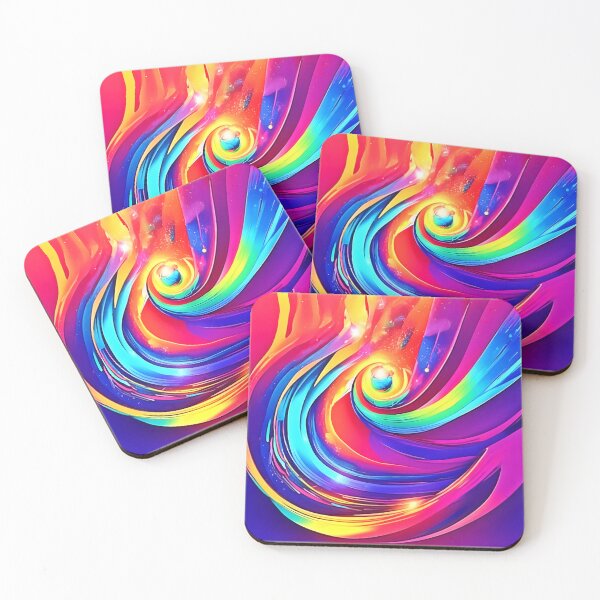 Item preview, Dynamic Colorful Flow in Abstract Art designed and sold by Health And Fitness Posts e-Store.