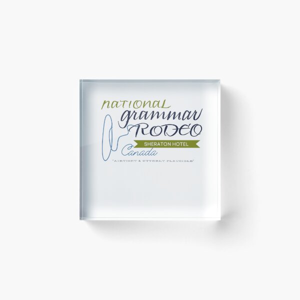 Item preview, National Grammar Rodeo, Canada designed and sold by SaxonBlueInk.