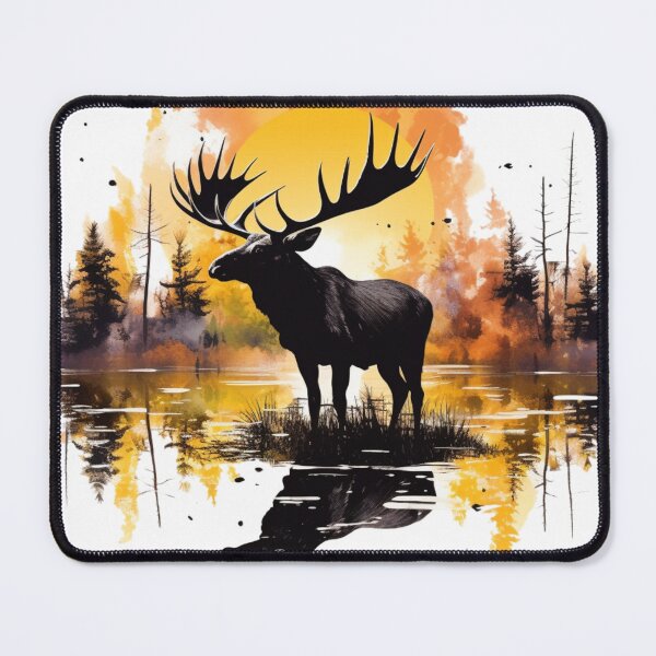 Item preview, Moose Standing in Water at Sunset designed and sold by TamarackFlair.