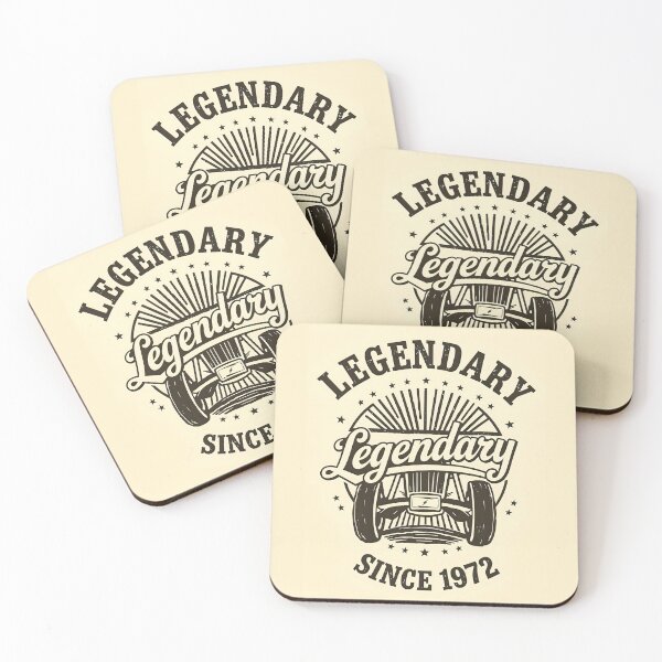 Item preview, Legendary Since 1972 Cool Birthday Quote designed and sold by TheArtOfPat.