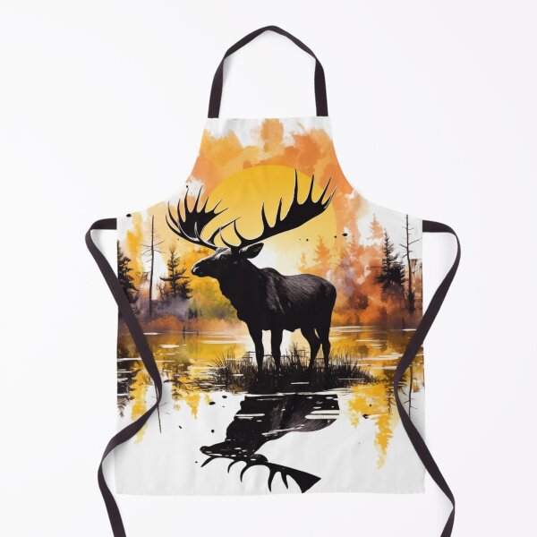 Item preview, Moose Standing in Water at Sunset designed and sold by TamarackFlair.