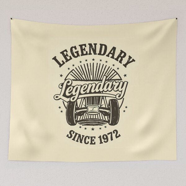Item preview, Legendary Since 1972 Cool Birthday Quote designed and sold by TheArtOfPat.
