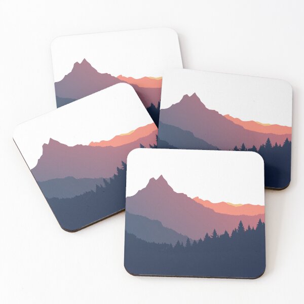 Item preview, Minimalist Mountain Sunset designed and sold by funartegy.
