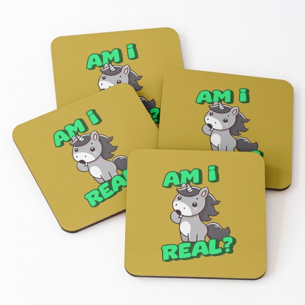 Item preview, Am I Real? - George Incredible art for the unicorn lover in your life, great gift for daughters, girlfriends, wives and more designed and sold by 3DAF.