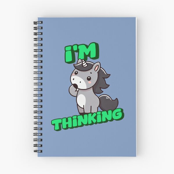 Item preview, I'm Thinking - George Incredible art for the unicorn lover in your life, great gift for daughters, girlfriends, wives and more designed and sold by 3DAF.