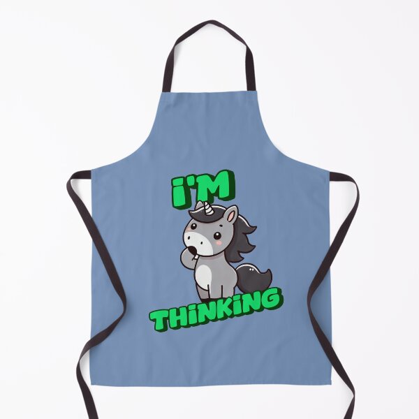 Item preview, I'm Thinking - George Incredible art for the unicorn lover in your life, great gift for daughters, girlfriends, wives and more designed and sold by 3DAF.