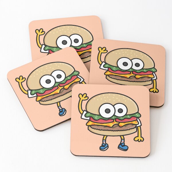 Item preview, A CARTOON-STYLE BURGER COMES TO LIFE designed and sold by ChiaraLisa.