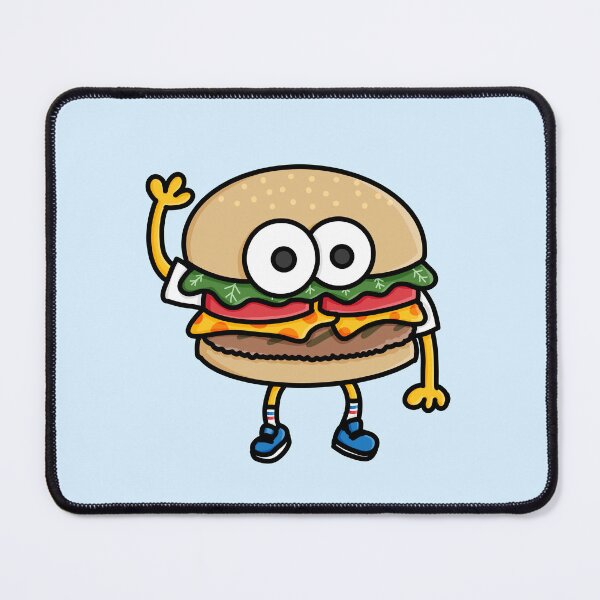 Item preview, A CARTOON-STYLE BURGER COMES TO LIFE designed and sold by ChiaraLisa.