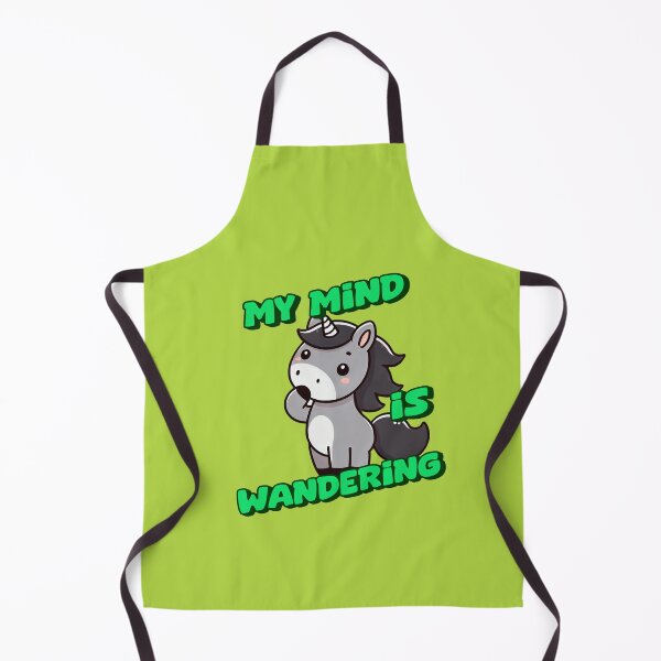 Item preview, My Mind is Wandering - George Incredible art for the unicorn lover in your life, great gift for daughters, girlfriends, wives and more designed and sold by 3DAF.