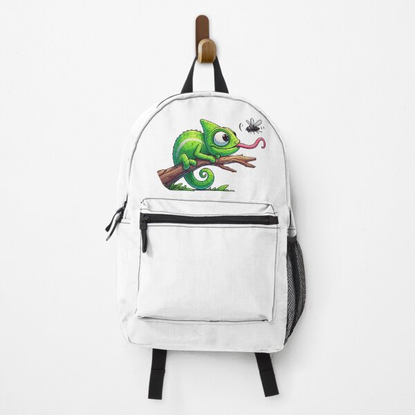 Item preview, A beautiful chameleon hunting an insect designed and sold by Pasja W Każdym Szkicu!.