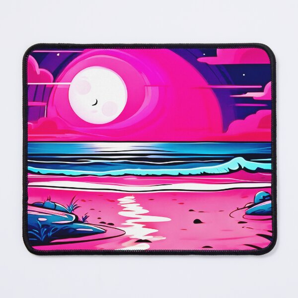 Item preview, Pink Beach Night Sky designed and sold by Health And Fitness Posts e-Store.