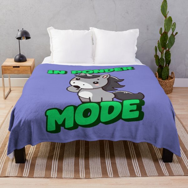 Item preview, In Ponder Mode - George Incredible art for the unicorn lover in your life, great gift for daughters, girlfriends, wives and more designed and sold by 3DAF.