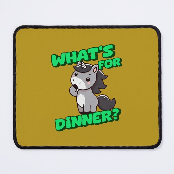 Item preview, What's for Dinner? - George Incredible art for the unicorn lover in your life, great gift for daughters, girlfriends, wives and more designed and sold by 3DAF.