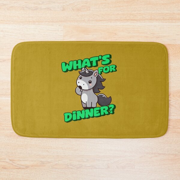 Item preview, What's for Dinner? - George Incredible art for the unicorn lover in your life, great gift for daughters, girlfriends, wives and more designed and sold by 3DAF.