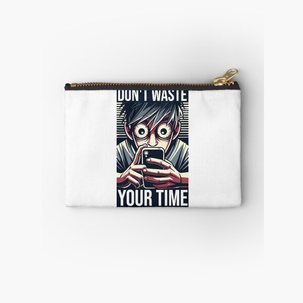 Item preview, Obsessive Phone Usage - Don't Waste Your Time Vector Art designed and sold by triskalitech.
