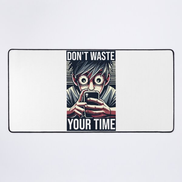 Item preview, Obsessive Phone Usage - Don't Waste Your Time Vector Art designed and sold by triskalitech.