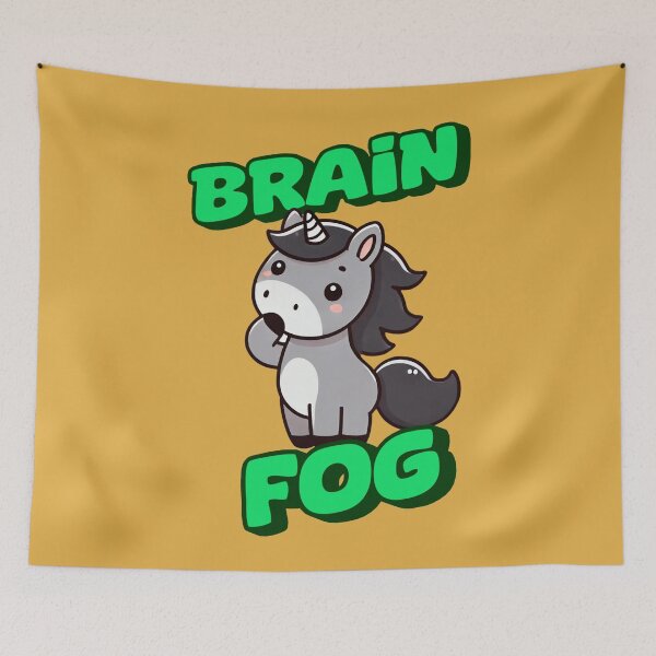 Item preview, Brain Fog - George Incredible art for the unicorn lover in your life, great gift for daughters, girlfriends, wives and more designed and sold by 3DAF.