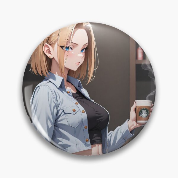 Item preview, Manga girl drinking a hot cup of coffee in Winter new art designed and sold by TheArtistOf2022.