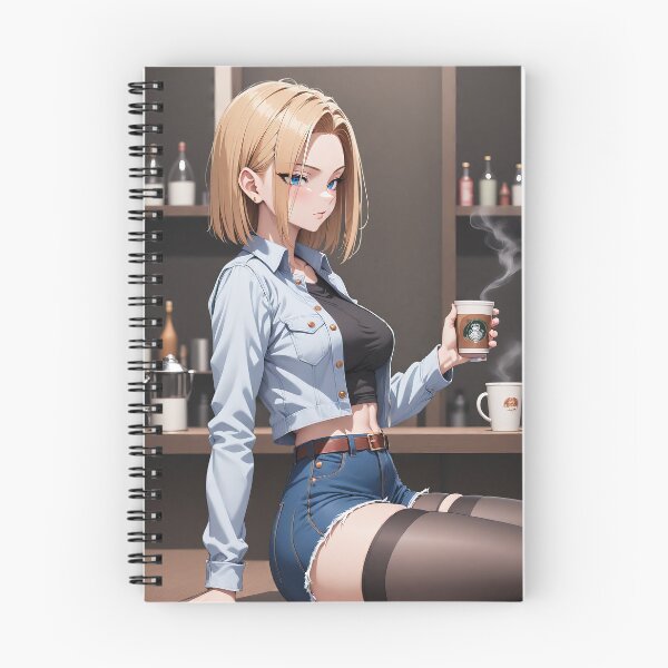 Item preview, Manga girl drinking a hot cup of coffee in Winter new art designed and sold by TheArtistOf2022.