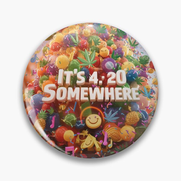 Item preview, It's 4:20 Somewhere Happy Collage - Marijuana Pot Leaves designed and sold by JLEmporium.
