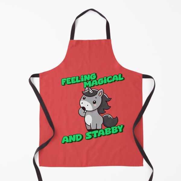 Item preview, Feeling Magical and Stabby - George Incredible art for the unicorn lover in your life, great gift for daughters, girlfriends, wives and more designed and sold by 3DAF.