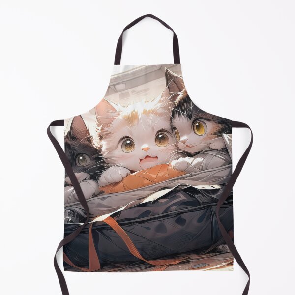 Item preview, Anime kittens cute portrait designed and sold by TheArtistOf2022.