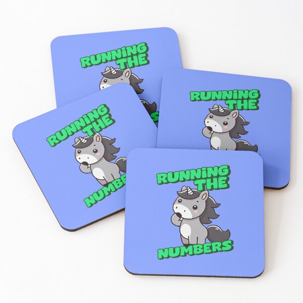 Item preview, Running the Numbers - George Incredible art for the unicorn lover in your life, great gift for daughters, girlfriends, wives and more designed and sold by 3DAF.