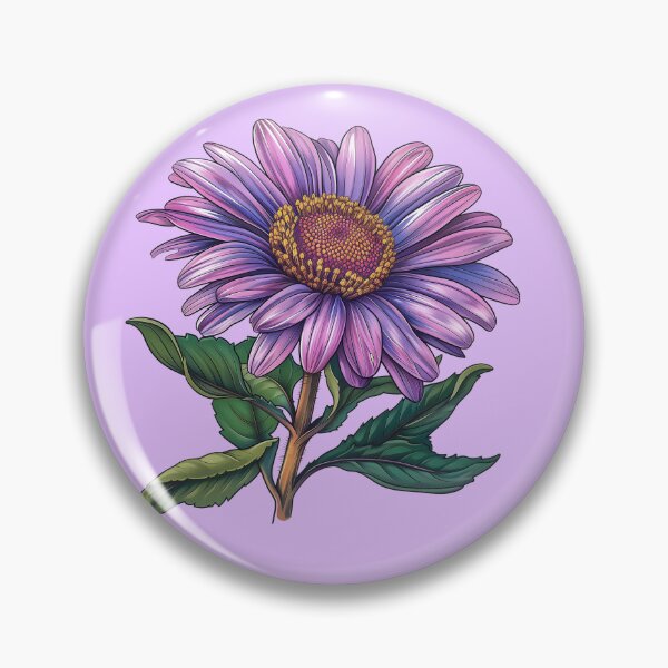 Item preview, Purple Aster Flower in Bloom designed and sold by Artcurrents.
