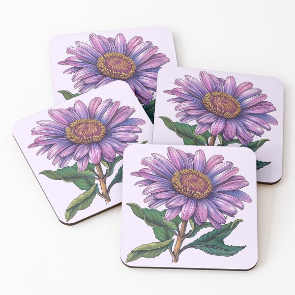 Item preview, Purple Aster Flower in Bloom designed and sold by Artcurrents.
