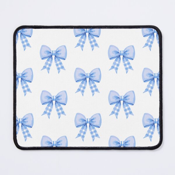 Item preview, Blue gingham bow designed and sold by brookenm.