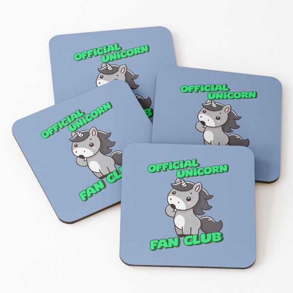Item preview, Official Unicorn Fan Club - George Incredible art for the unicorn lover in your life, great gift for daughters, girlfriends, wives and more designed and sold by 3DAF.