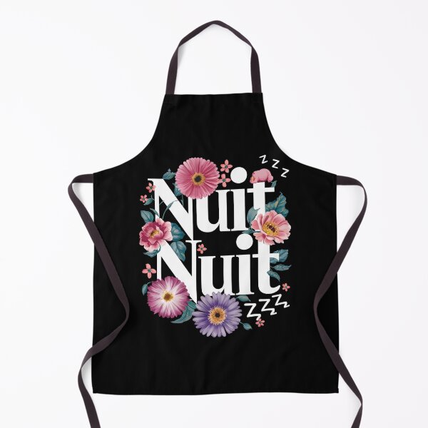 Item preview, Nuit Nuit Funny Goodnight In French designed and sold by HeadTurningArt.