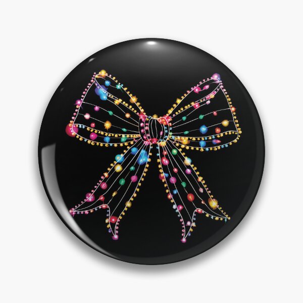 Item preview, Christmas Lights Coquette Bow designed and sold by kjanedesigns.
