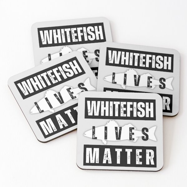Item preview, Whitefish Lives Matter - A Funny Rafting / Fishing / designed and sold by traciwithani.